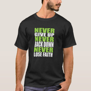 Sempre Rezar E Nunca Desistir De Camisa Cristã