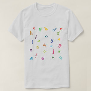 Sempre seja criativo e ousado com Camisetas ABCD