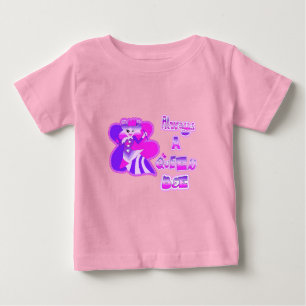 Sempre uma camisa de bebê rainha abelha