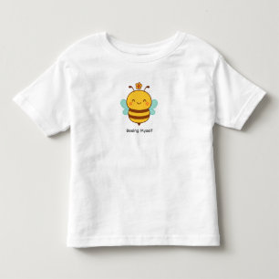 Sendo Eu Mesma Abelha – Camiseta Infantil Feminina
