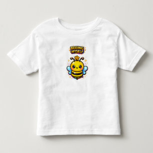 Sendo Eu Mesmo Abelha – Camiseta Infantil Fofa par