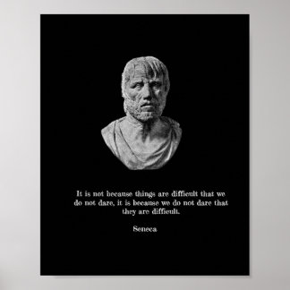 Seneca Poster - Filosofia Estática
