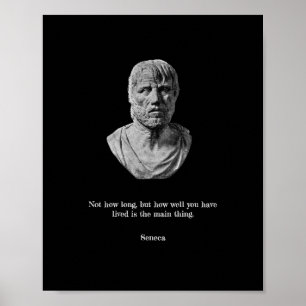 Seneca Poster - Filosofia Estática
