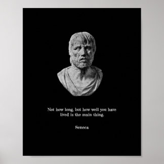 Seneca Poster - Filosofia Estática