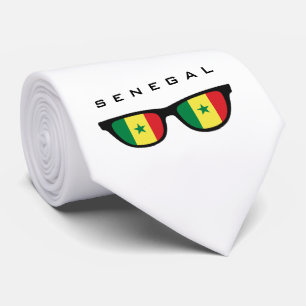 Senegal Dobra texto personalizado e gravata a core