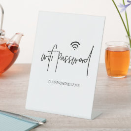 Senha Wifi Sinal de pedestal Permanente Gratuito
