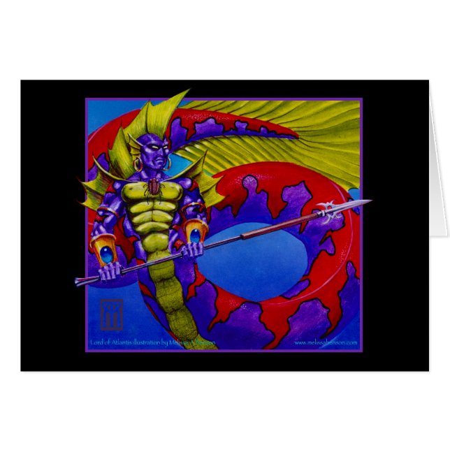 Senhor do cartão de Atlantis (Frente Horizontal)