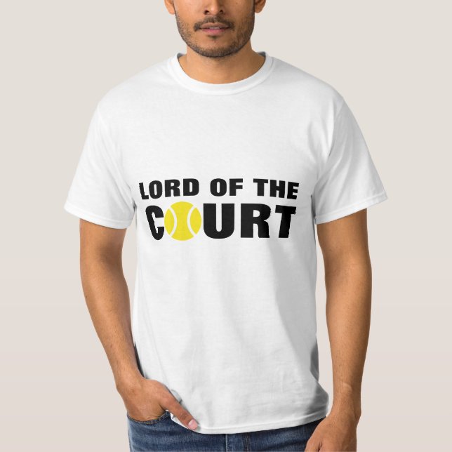 Senhor do tribunal | Citação de camiseta de tênis  (Frente)
