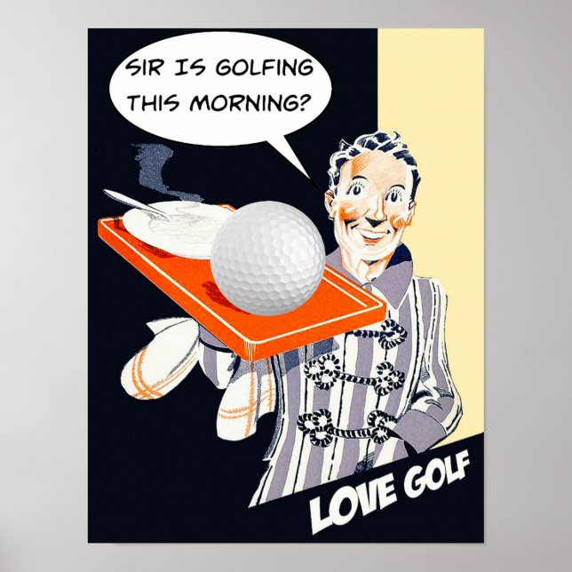 Senhor é Poster Golfing (Frente)