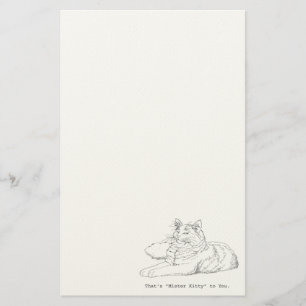 Senhor Gatinho Gato Artigos de papelaria