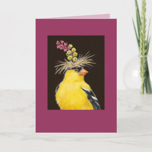 Senhor, o cartão dourdfinch