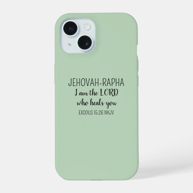 Senhor Quem Cura Verde Claro Simples Cristão (Verso)