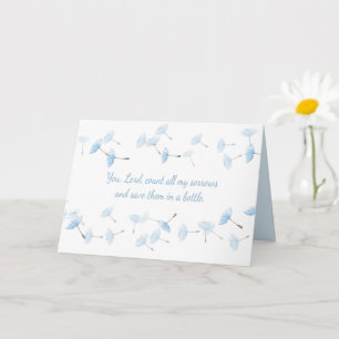 Senhor, Salve Todas As Minhas Lágrimas Cartão de c