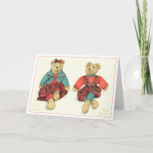 SENHOR & SENHORA URSO Cartão de Aniversário