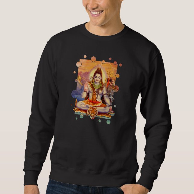 Senhor Shiva Meditating Camisa (Frente)