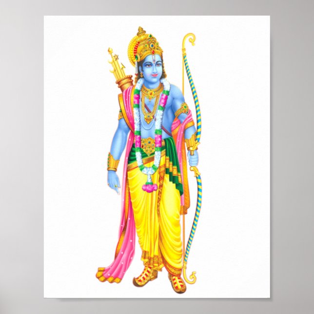 senhor shree rama, poster (Frente)