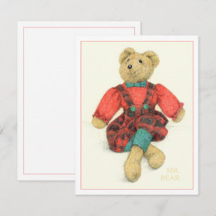 SENHOR URSO 4.25x5.5 Cartão Plano