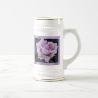 "Senhora azul" caneca de cerveja cor-de-rosa