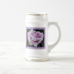 "Senhora azul" caneca de cerveja cor-de-rosa