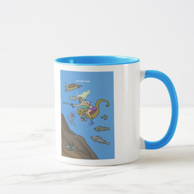Senhora Bacalhau-Mergulhador Caneca (Direita)