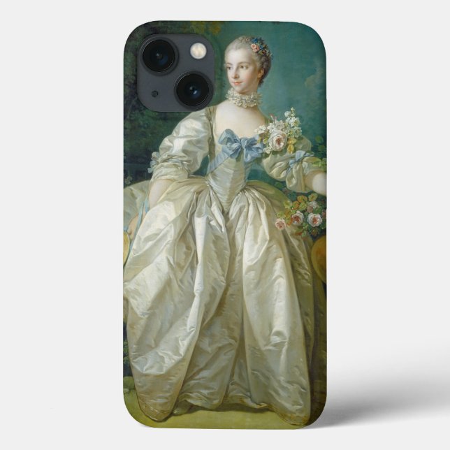 Senhora Bergeret, C. 1766 (óleo em canvas) (Verso)