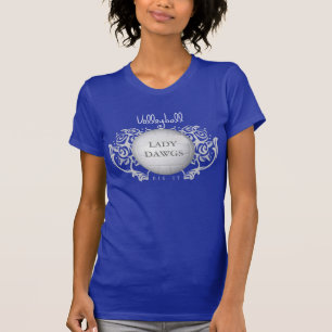 Senhora Buldogue Voleibol Camisa