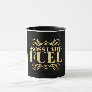 Senhora Caneca do chefe