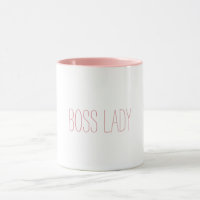Senhora Caneca do chefe