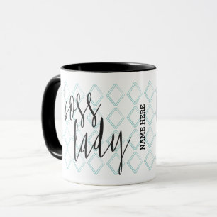 Senhora Caneca do chefe