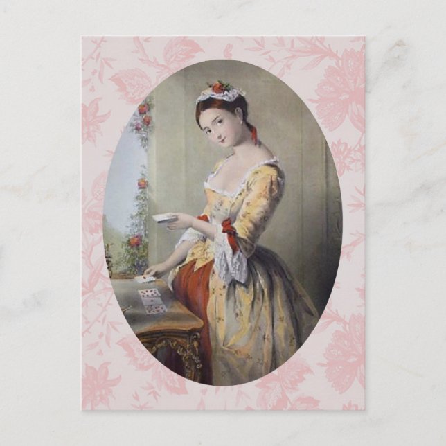 Senhora com Cartões (Frente)