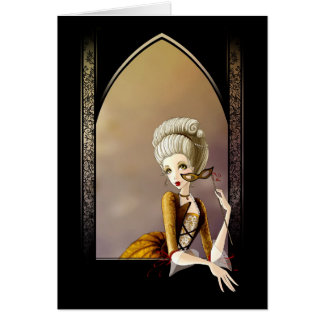 Senhora da corte - cartão