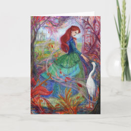 "Senhora das Highland." Cartão