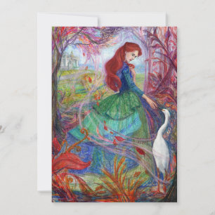 "Senhora das Highland." Cartão de Folha Única
