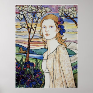 Senhora de PMACarlson no poster do laço