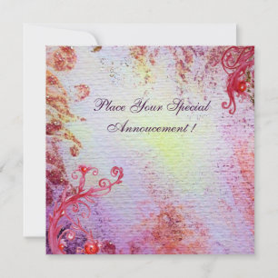 SENHORA DO LAGO , azul rosa brilhante vibrante