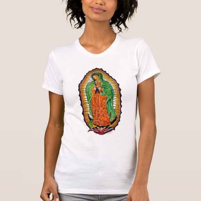 Senhora do t-shirt de Guadelupe (Frente)