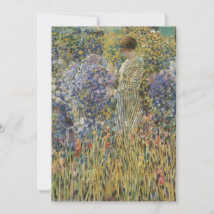 Senhora em um jardim por Frederick Frieseke, Belas