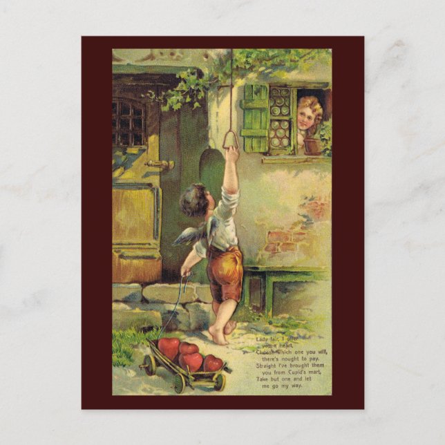 Senhora Justo Namorados Cartão (Frente)