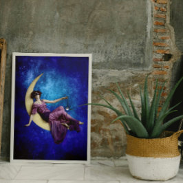 Senhora na Poster da Lua