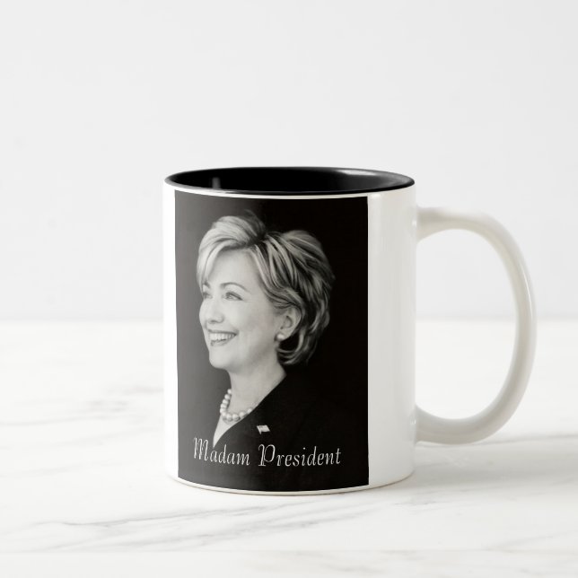 Senhora presidente caneca de Hillary (Direita)
