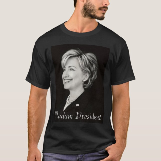 Senhora presidente t-shirt de Hillary (Frente)