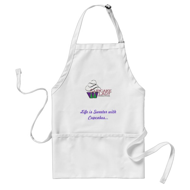 Senhora Produção Avental do cupcake (Frente)