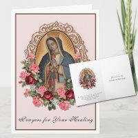 Senhora Religiosa de Guadalupe por Cartão de Cura
