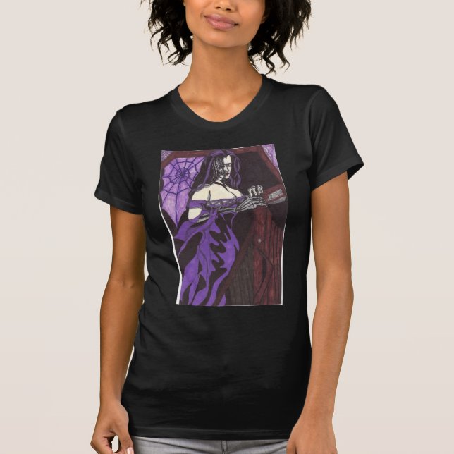 Senhora roxa T-shirt (Frente)