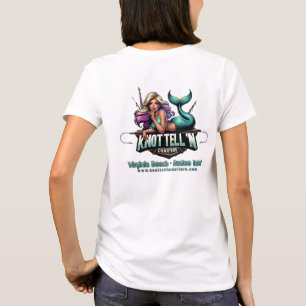 Senhoras Não Contem à Mermaid Logotipo T-Shirt