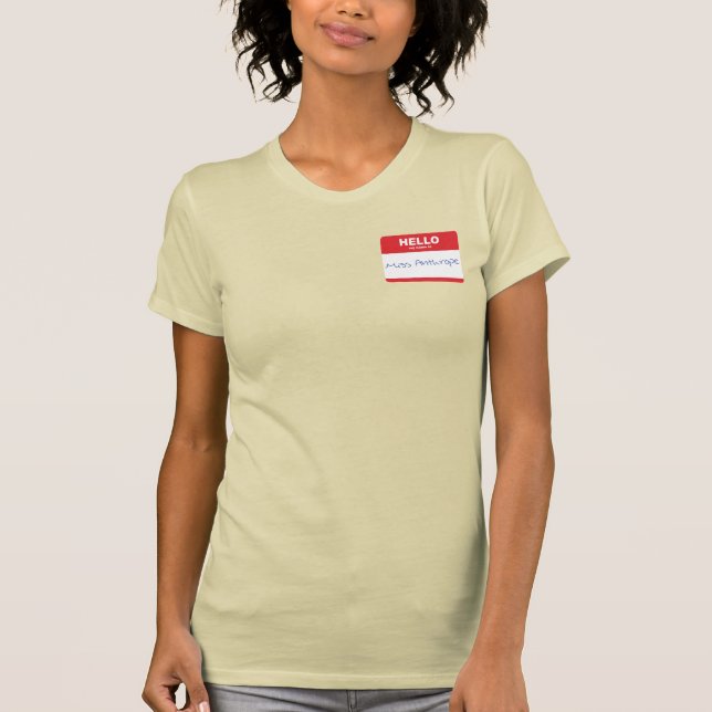 Senhorita Anthrope T-shirt (Frente)
