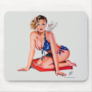 Senhorita Behavin' Pinup Mousepad