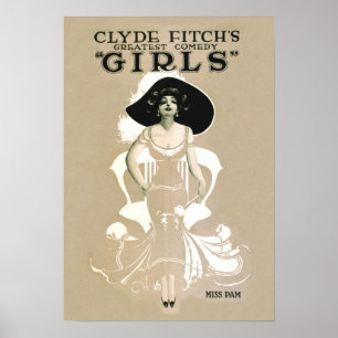 Senhorita Pam do poster das artes de palco do
