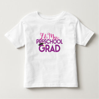 Senhorita Pre Escola Graduação de Lil - camisa da