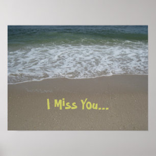 Senhorita Você Poster da praia